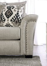 Belsize Light Taupe/Black Loveseat from Furniture of America - Luna Furniture