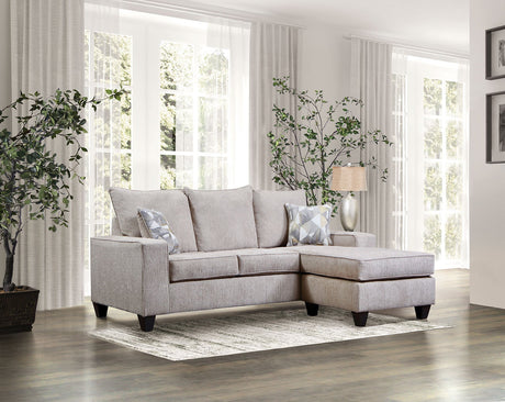 Kesgrave Beige Sectional from Furniture of America - Luna Furniture