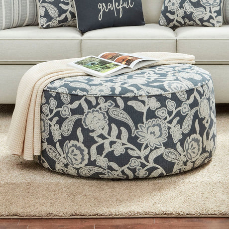 Porthcawl Floral Multi Ottoman from Furniture of America - Luna Furniture