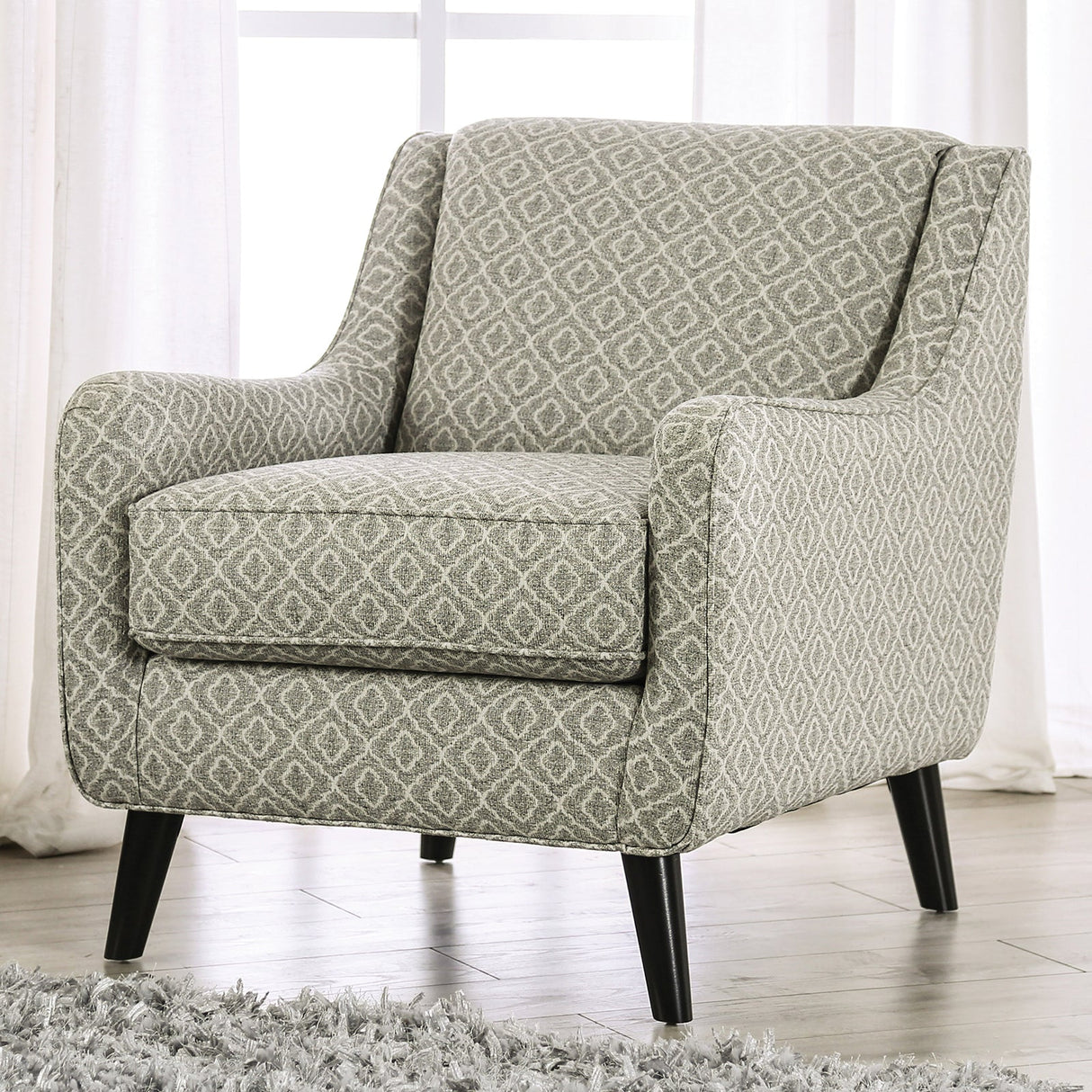 Stephney Gold/Gray Chair from Furniture of America - Luna Furniture