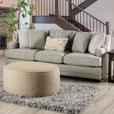 Stephney Gold/Gray Sofa from Furniture of America - Luna Furniture