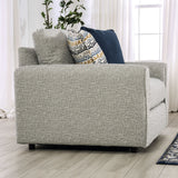 Chancery Gray/Navy Sofa from Furniture of America - Luna Furniture