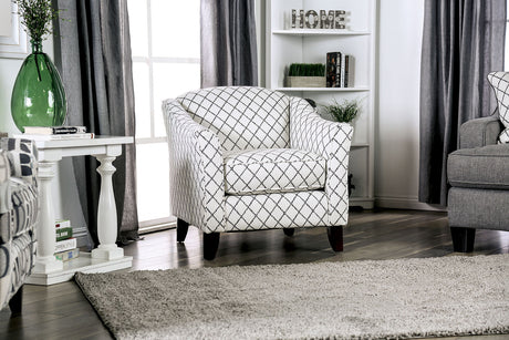 Verne Diamond Diamond Chair from Furniture of America - Luna Furniture