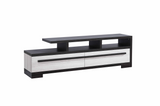 Remington Black/White 72" TV Stand -  Crown Mark - Luna Furniture