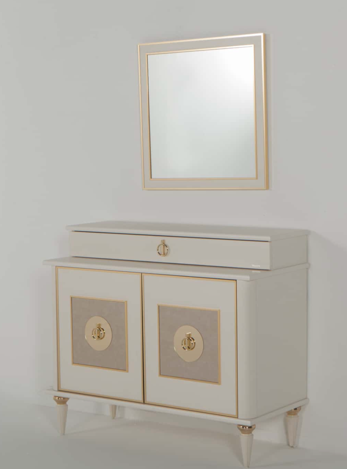 Mistral Opak White Dresser Mirror