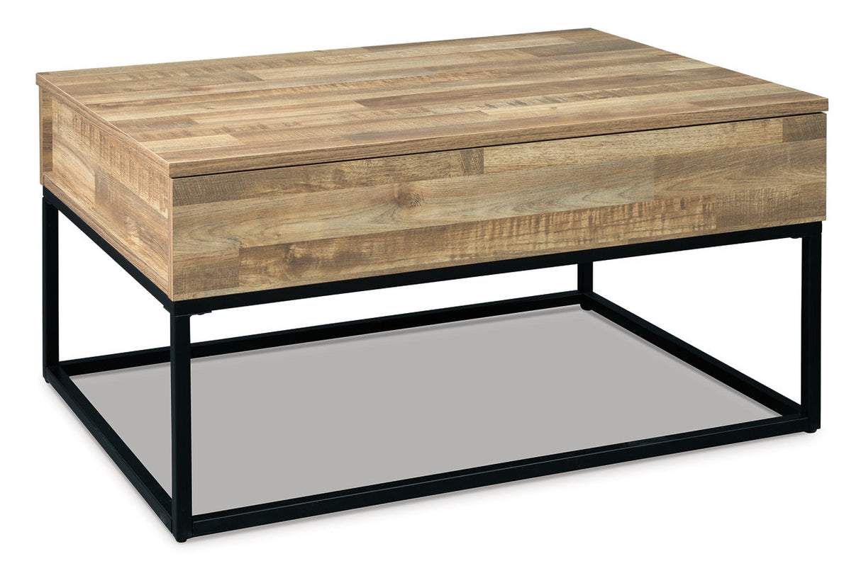 Gerdanet Natural Coffee Table and 2 End Tables -  Ashley - Luna Furniture