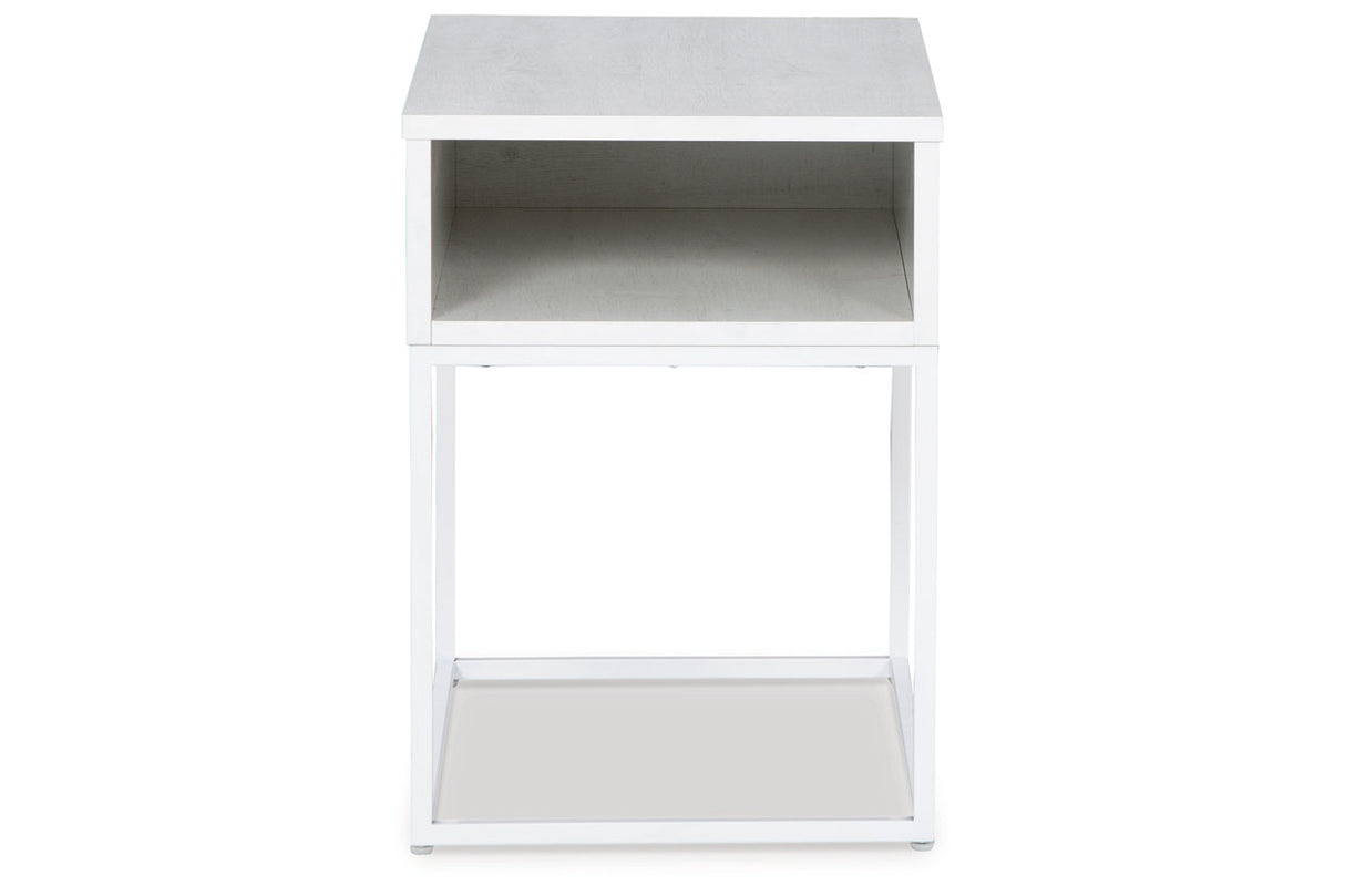 Deznee White Lift-top Coffee Table and 2 End Tables from Ashley - Luna Furniture