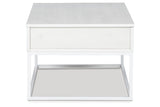 Deznee White Lift-top Coffee Table and 2 End Tables from Ashley - Luna Furniture