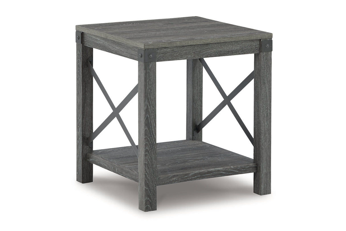 Freedan Grayish Brown Coffee Table and 2 End Tables -  Ashley - Luna Furniture