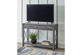 Freedan Grayish Brown Lift-top Coffee Table, 2 End Tables and Console -  Ashley - Luna Furniture