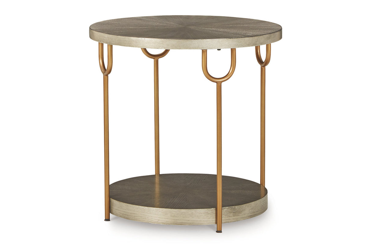 Ranoka Platinum Coffee Table and 2 End Tables from Ashley - Luna Furniture