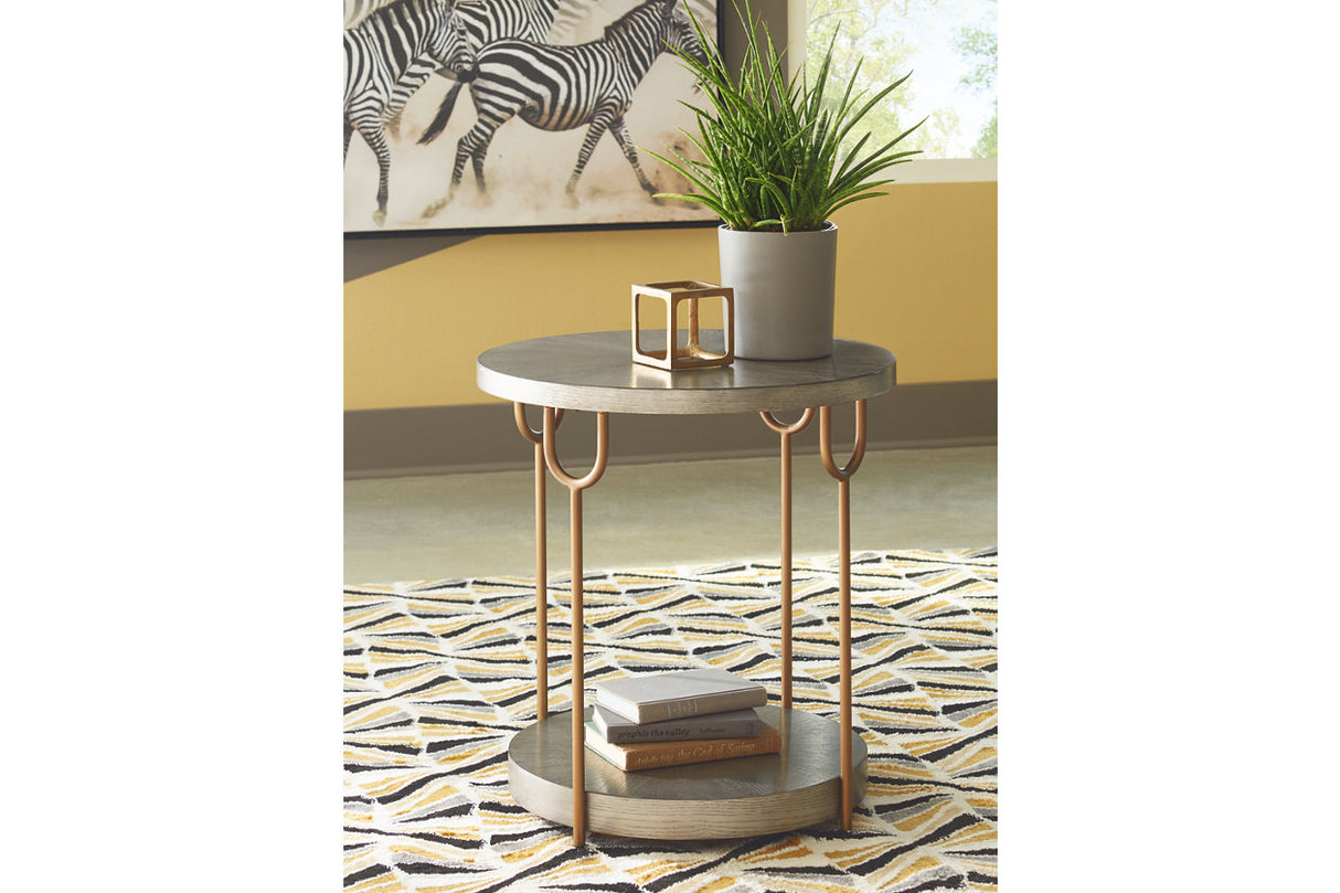 Ranoka Platinum Coffee Table and 2 End Tables from Ashley - Luna Furniture