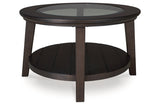 Celamar Dark Brown Coffee Table and 1 End Table from Ashley - Luna Furniture