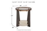 Frazwa Multi Coffee Table and 2 End Tables from Ashley - Luna Furniture