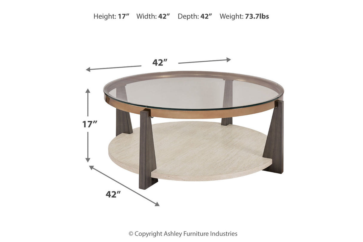 Frazwa Multi Coffee Table and 2 End Tables from Ashley - Luna Furniture