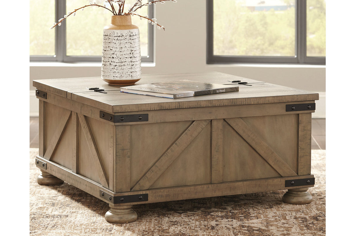 Aldwin Gray Coffee Table and 2 End Tables from Ashley - Luna Furniture