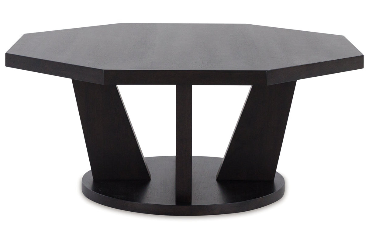 Chasinfield Dark Brown Coffee Table and 2 End Tables from Ashley - Luna Furniture