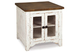 Wystfield White/Brown Coffee Table and 2 End Tables from Ashley - Luna Furniture