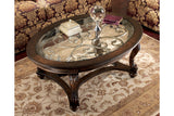 Norcastle Dark Brown Coffee Table and 2 End Tables from Ashley - Luna Furniture