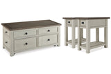 Bolanburg Two-tone Coffee Table and 2 End Tables from Ashley - Luna Furniture