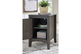 Montillan Grayish Brown Lift-top Coffee Table and 2 Chairside End Tables -  Ashley - Luna Furniture