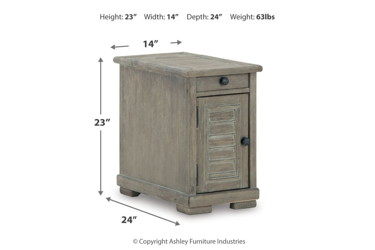 Moreshire Bisque Lift-top Coffee Table and 2 Chairside End Tables -  Ashley - Luna Furniture