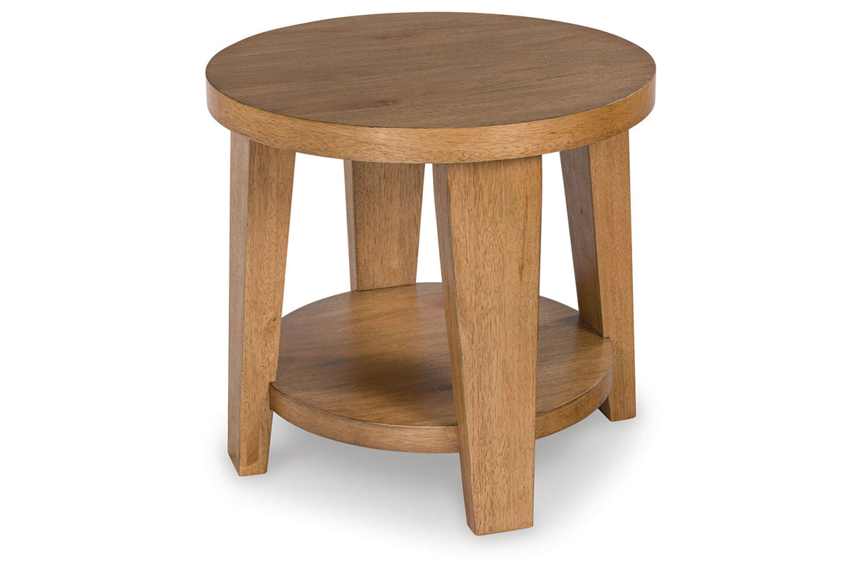 Kristiland Coffee Table and 2 End Tables from Ashley - Luna Furniture