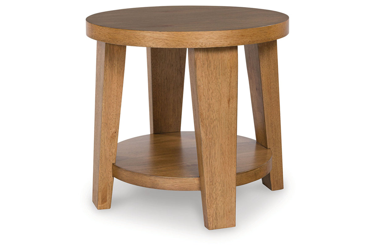 Kristiland Coffee Table and 2 End Tables from Ashley - Luna Furniture