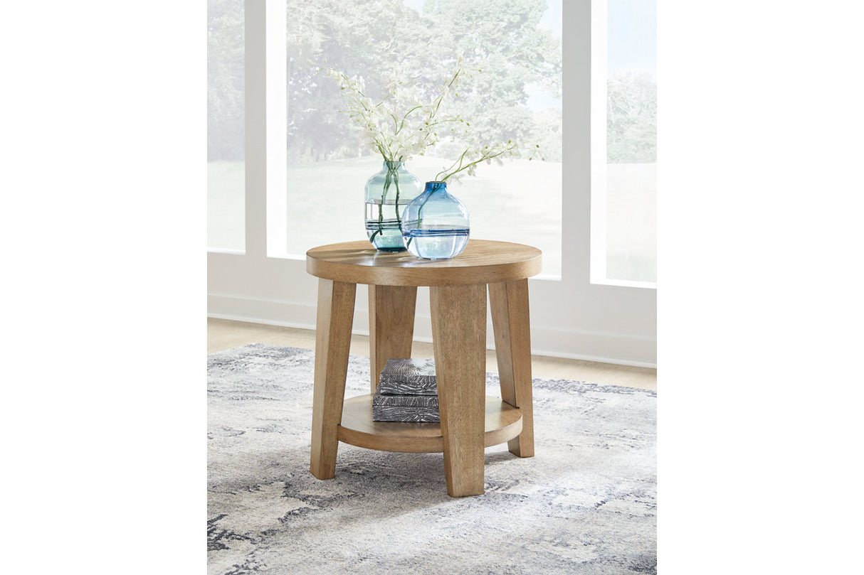 Kristiland Coffee Table and 2 End Tables from Ashley - Luna Furniture