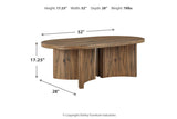 Austanny Warm Brown Coffee Table and 2 End Tables -  Ashley - Luna Furniture