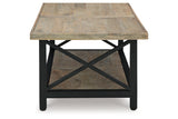 Bristenfort Brown/Black Coffee Table and 2 End Tables -  Ashley - Luna Furniture