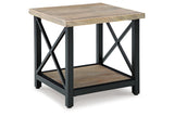 Bristenfort Brown/Black Coffee Table and 2 End Tables -  Ashley - Luna Furniture