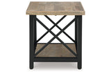 Bristenfort Brown/Black Coffee Table and 2 End Tables -  Ashley - Luna Furniture