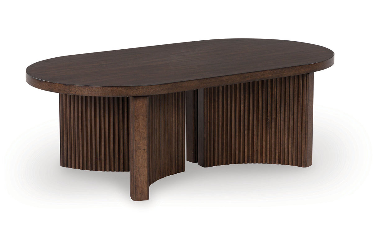 Korestone Coffee Table and 2 End Tables from Ashley - Luna Furniture