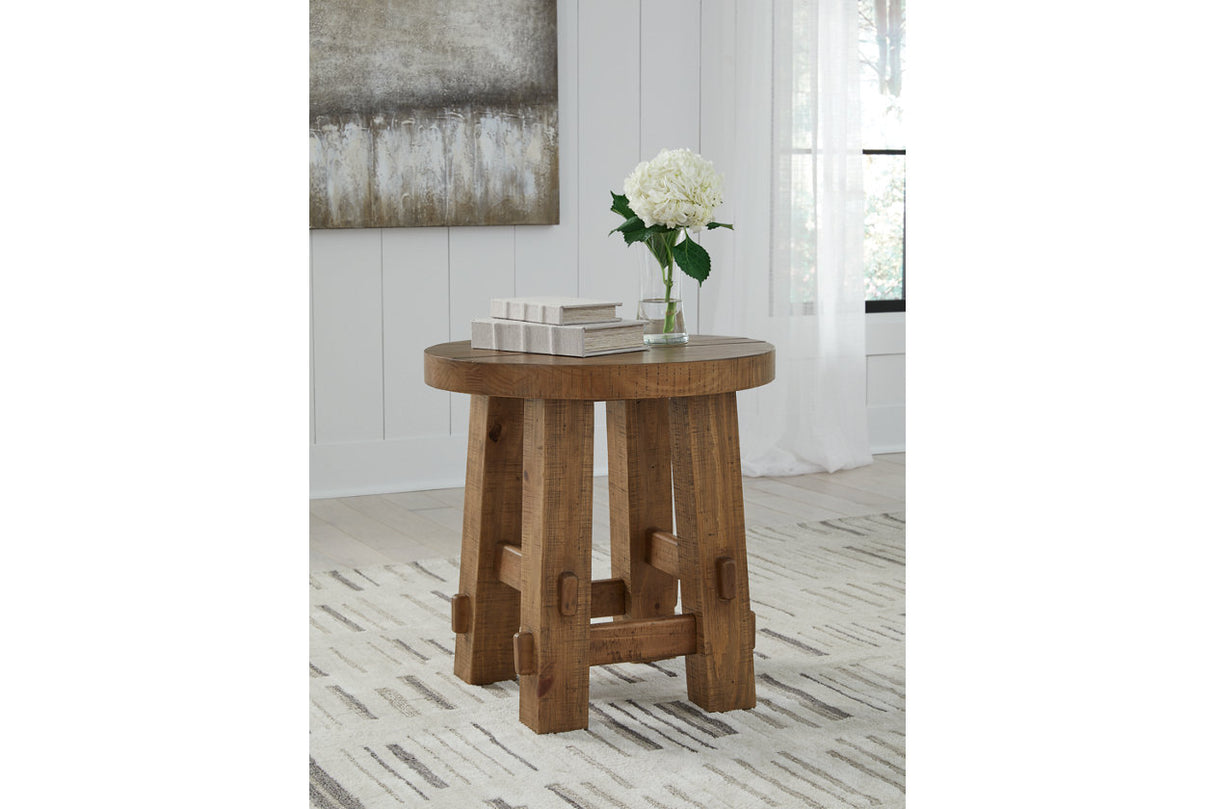 Mackifeld Warm Brown Coffee Table and 2 End Tables from Ashley - Luna Furniture