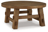 Mackifeld Warm Brown Coffee Table and 2 End Tables from Ashley - Luna Furniture