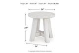 Jallison Off White Coffee Table and 2 End Tables from Ashley - Luna Furniture