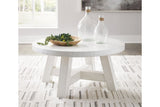 Jallison Off White Coffee Table and 2 End Tables from Ashley - Luna Furniture