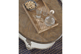 Realyn White/Brown Coffee Table and 2 End Tables -  Ashley - Luna Furniture