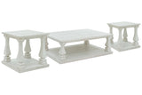 Arlendyne Antique White Coffee Table and 2 End Tables from Ashley - Luna Furniture