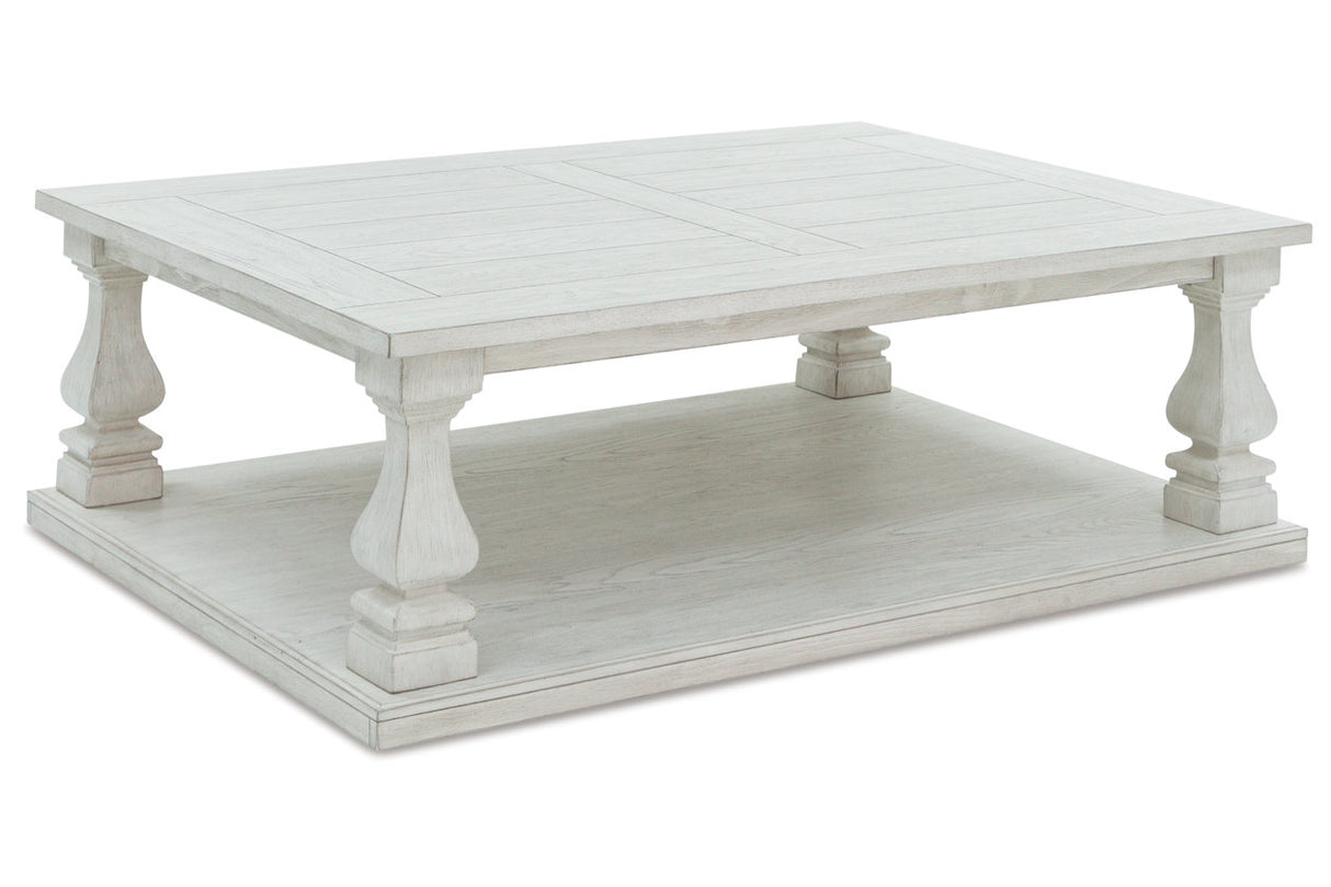 Arlendyne Antique White Coffee Table and 2 End Tables from Ashley - Luna Furniture