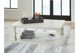 Arlendyne Antique White Coffee Table and 2 End Tables from Ashley - Luna Furniture