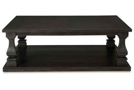 Wellturn Black Coffee Table and 1 End Table -  Ashley - Luna Furniture