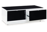 Gardoni White/Black Coffee Table and 2 End Tables from Ashley - Luna Furniture