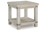 Carynhurst White Wash Gray Coffee Table and 2 End Tables from Ashley - Luna Furniture