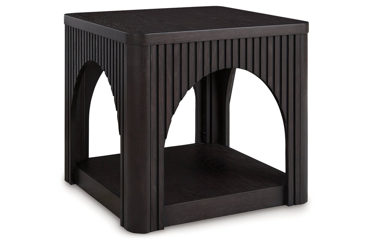 Yellink Black Coffee Table and 2 End Tables from Ashley - Luna Furniture