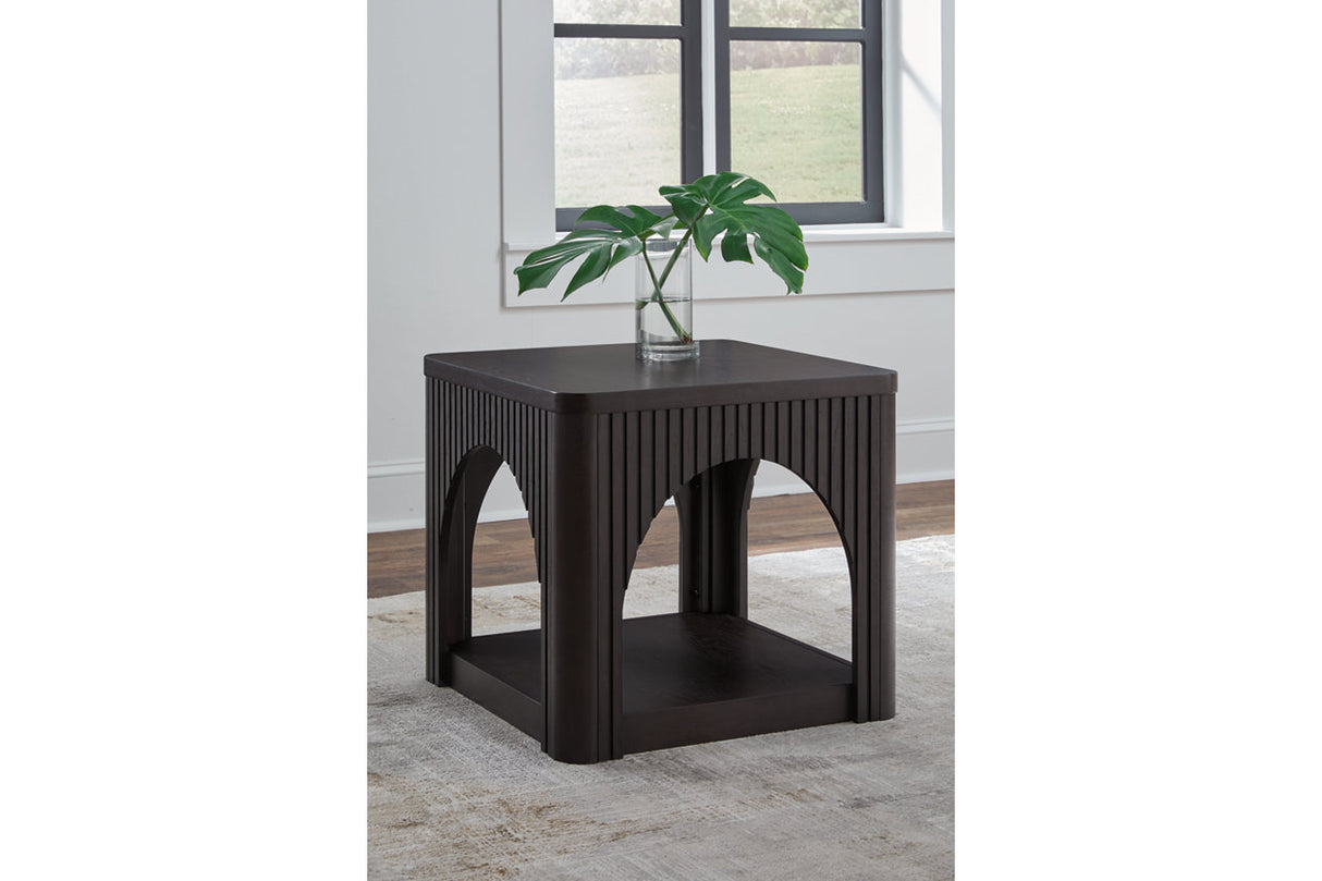 Yellink Black Coffee Table and 2 End Tables from Ashley - Luna Furniture