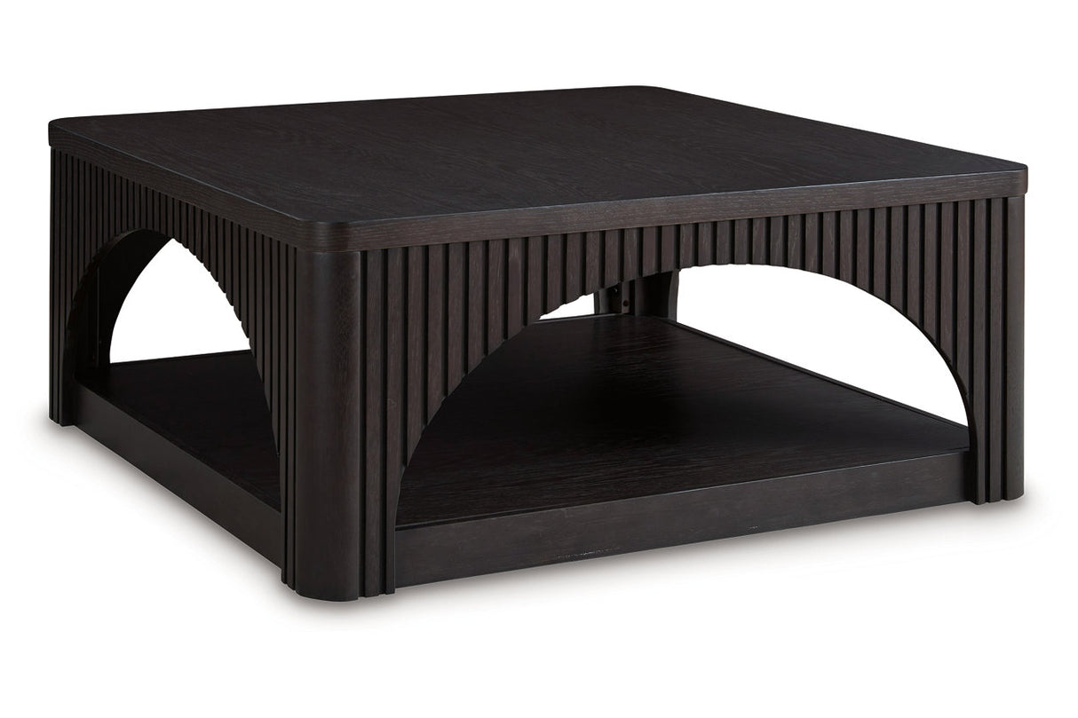 Yellink Black Coffee Table and 2 End Tables from Ashley - Luna Furniture