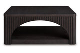 Yellink Black Coffee Table and 2 End Tables from Ashley - Luna Furniture