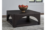 Yellink Black Coffee Table and 2 End Tables from Ashley - Luna Furniture